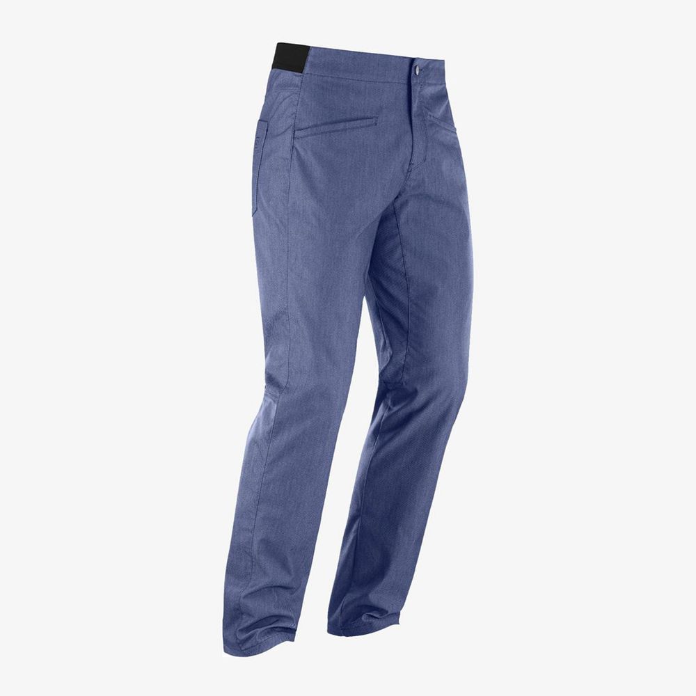 Pantalons Salomon Homme Indigo - Salomon WAYFARER TAPERED DENIM - France (1798-VQLPI)